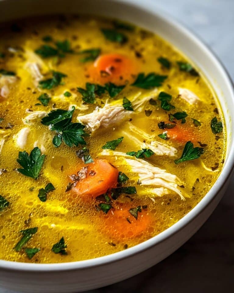 Anti-Inflammatory Turmeric Chicken Soup Recipe