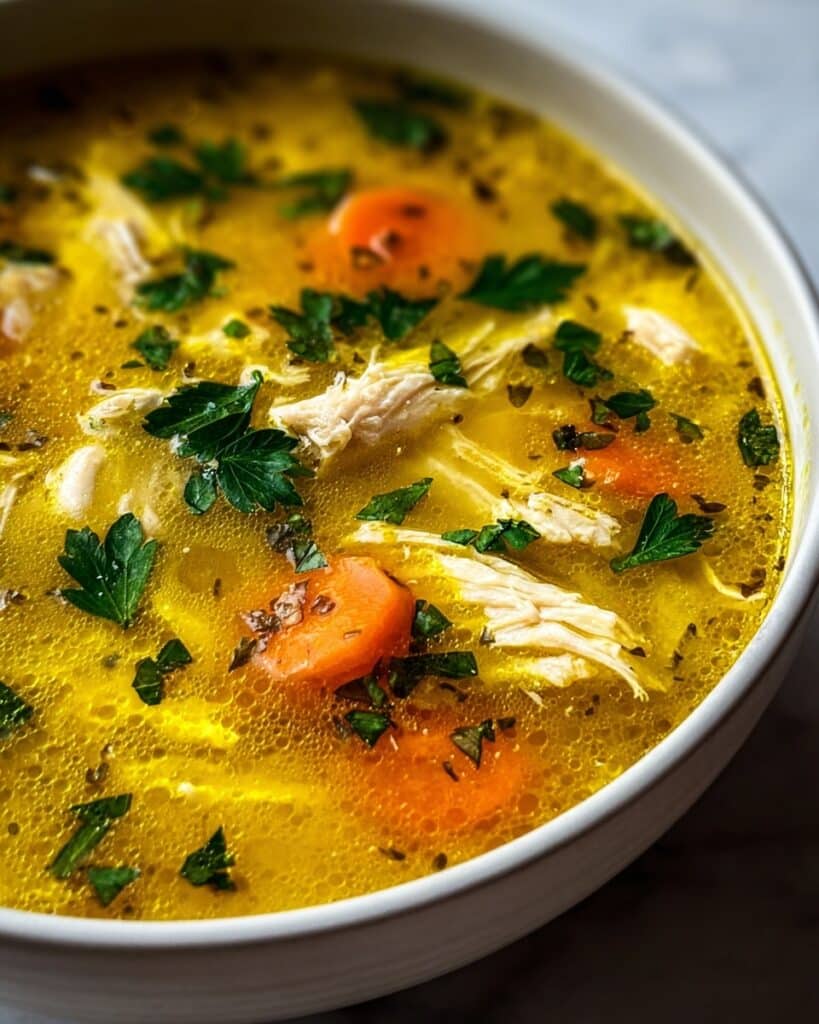 Anti-Inflammatory Turmeric Chicken Soup Recipe