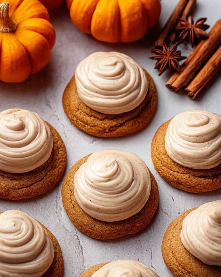 Fluffy Pumpkin Spice Latte Cookies with Coffee Mascarpone Cream and White Chocolate Coffee Ganache Recipe