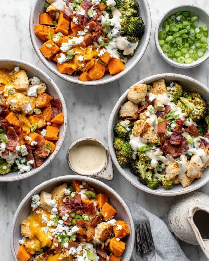 Buffalo Chicken Sweet Potato Casserole Recipe