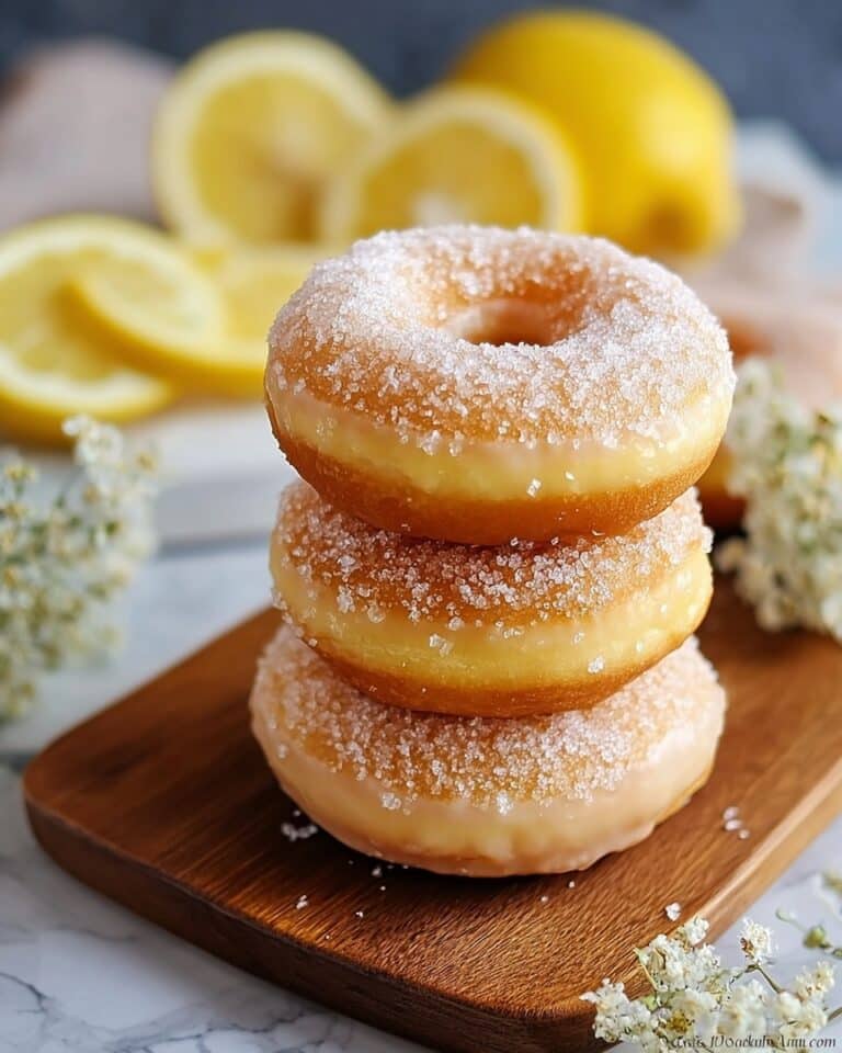 Lemon Sugar Baked Donuts Recipe