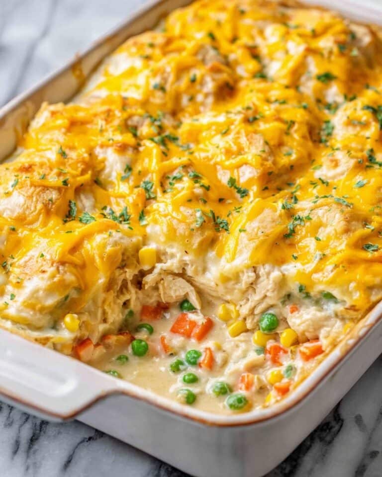 Chicken Pot Pie Pierogi Casserole Recipe