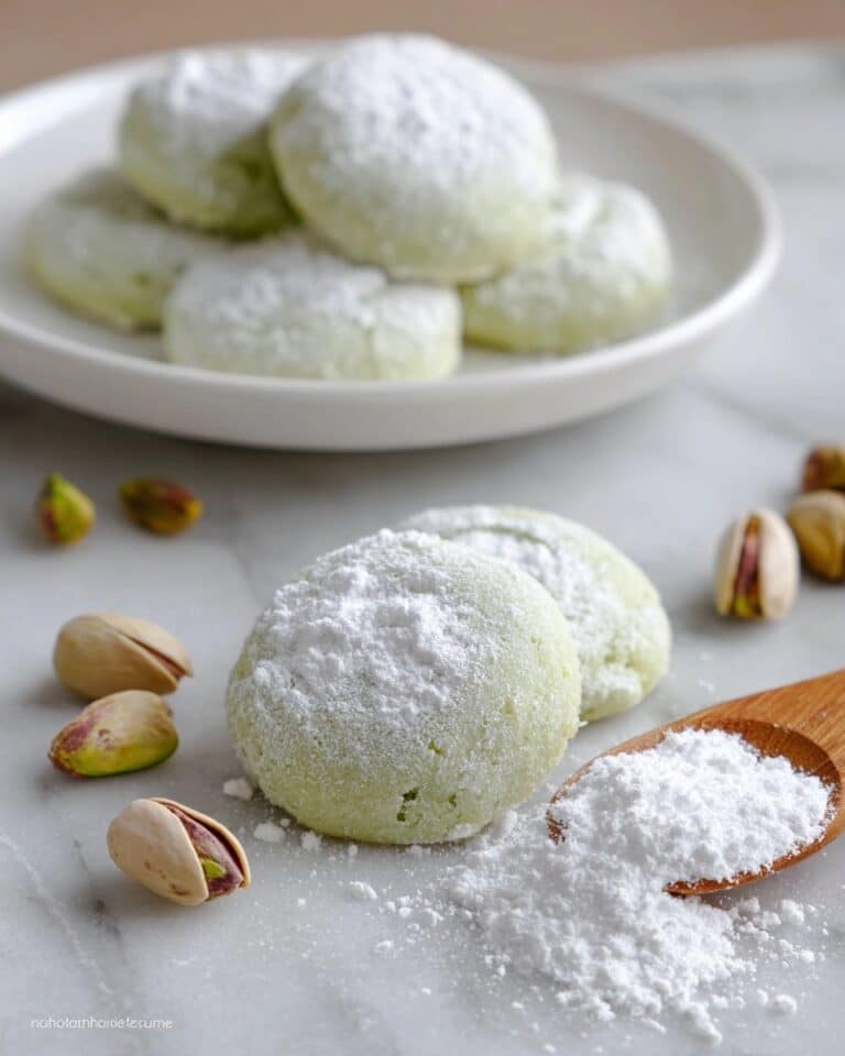 Pistachio Wedding Cookies Recipe