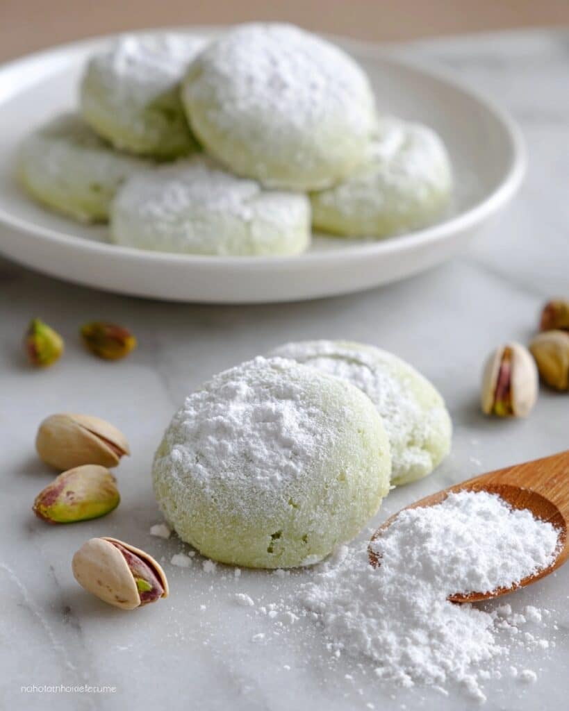 Pistachio Wedding Cookies Recipe
