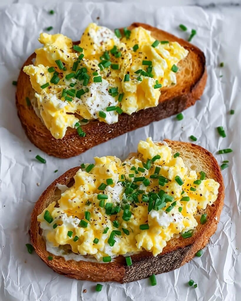 Easy 6-Ingredient Egg and Ricotta Toast Recipe
