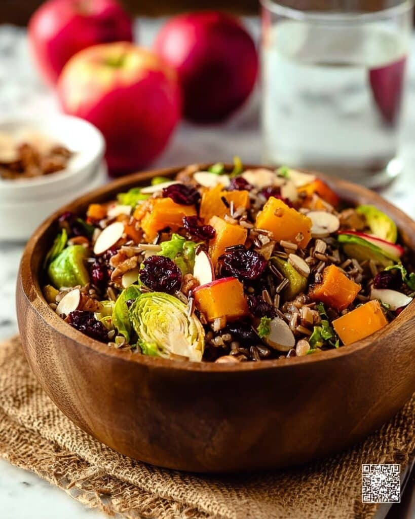 Wild Rice Harvest Bowls with Fig Balsamic Vinaigrette Recipe