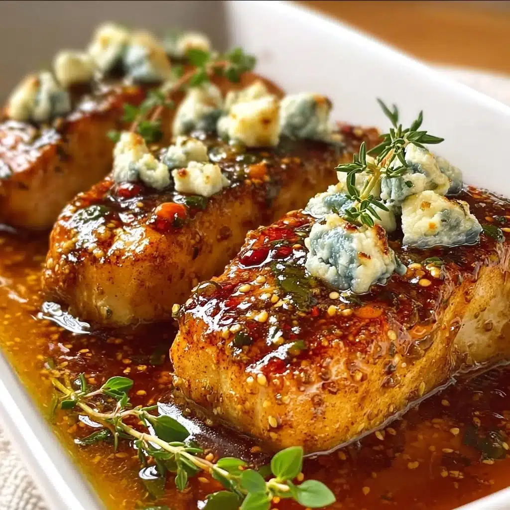 Hot Honey Infused Feta Chicken Recipe - Recipe Image