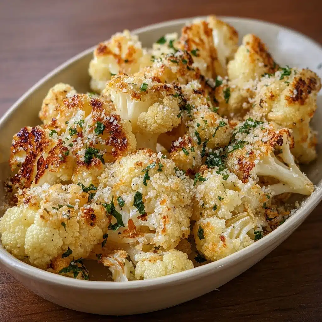 Garlic Butter Roasted Cauliflower Recipe - Recipe Image