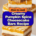 Pumpkin Spice Cheesecake Bars Recipe
