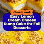 Lemon Cream Cheese Dump Cake Recipe
