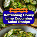 Honey Lime Cucumber Salad Recipe