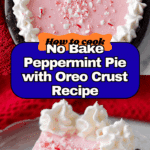 No Bake Christmas Peppermint Pie Recipe