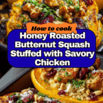 Savory Honey Roasted Butternut Squash Stuffed Recipe
