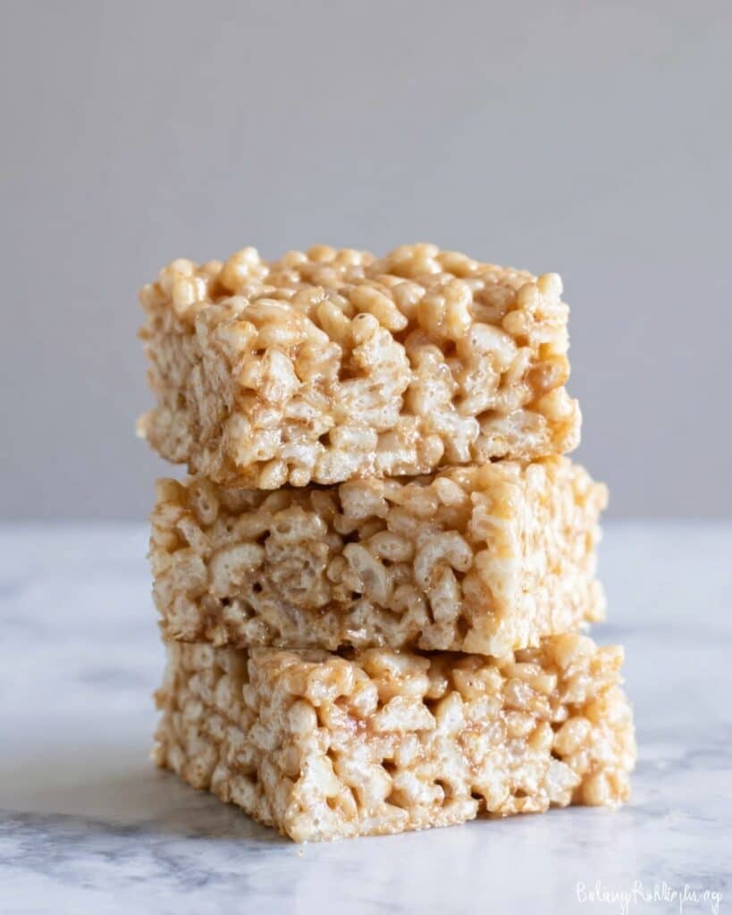 Salted Caramel Apple Krispy Treats Recipe