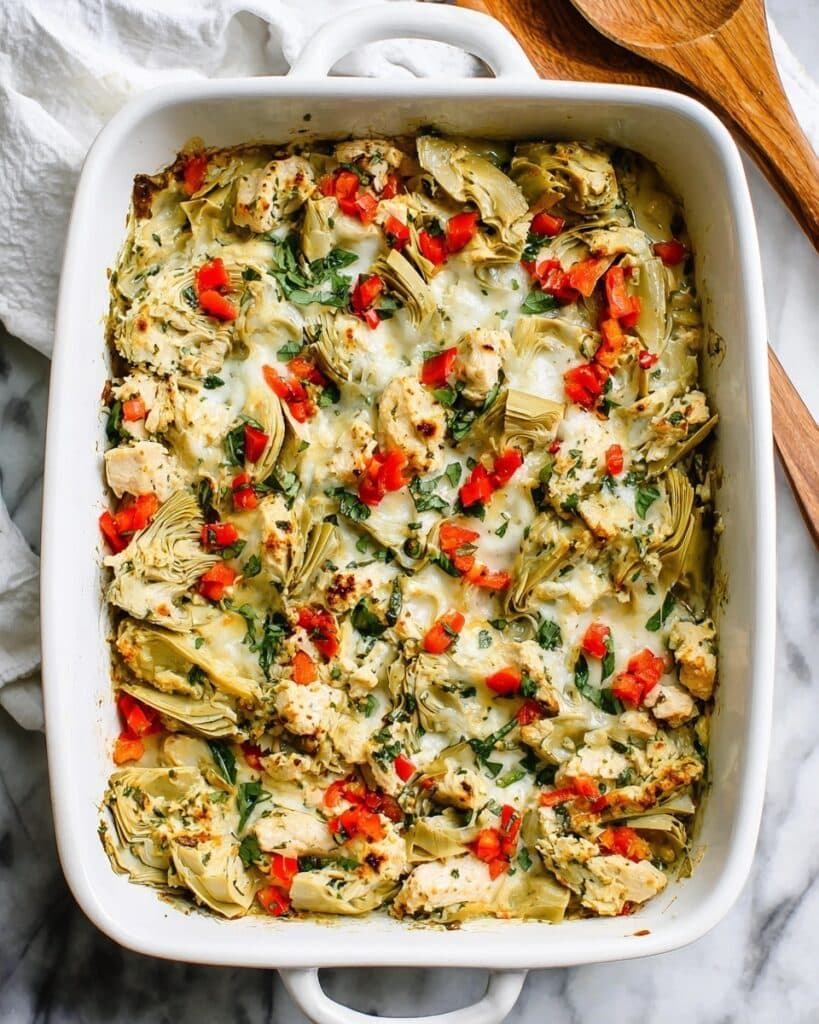 Spinach Artichoke Chicken Bake Recipe