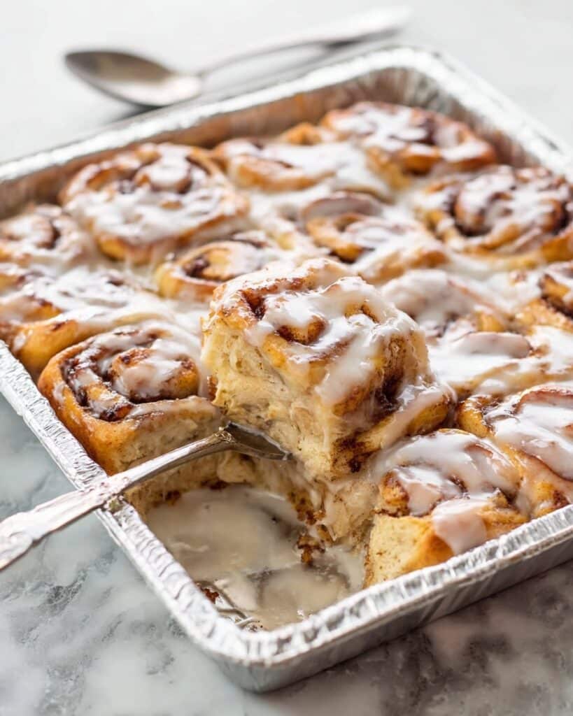 Pumpkin Cinnamon Roll Casserole Recipe