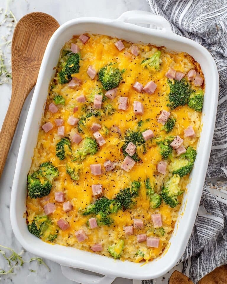 Keto Ham and Cheese Casserole Recipe