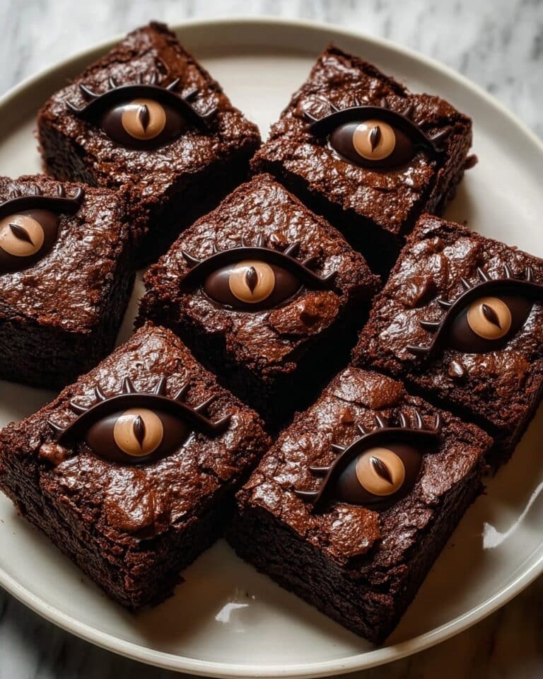 Monster Eye Brownie Bites Recipe