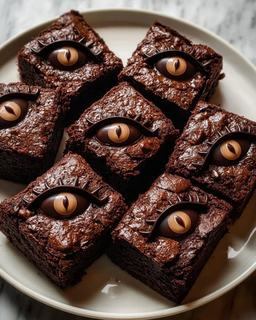 Monster Eye Brownie Bites Recipe