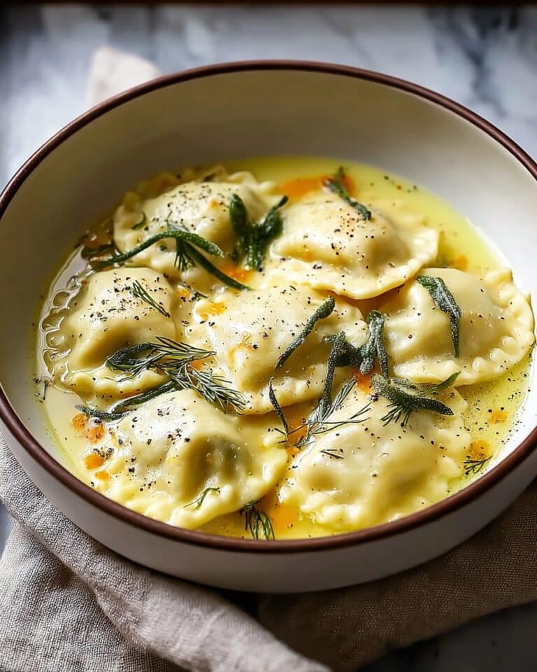 Dill Pierogi Soup Recipe