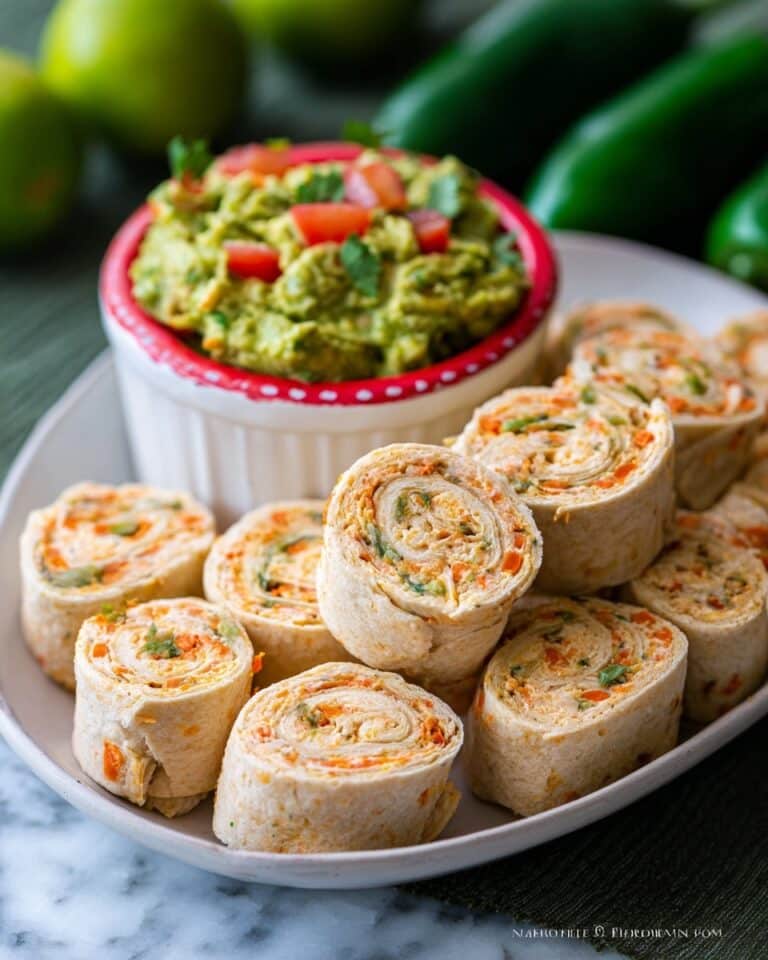 Easy Chicken Taco Pinwheels Recipe