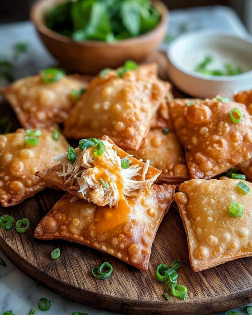 Buffalo Chicken Wontons Recipe