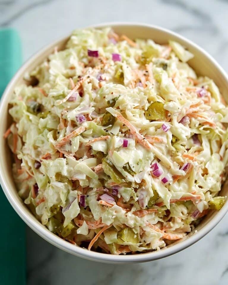Dill Pickle Coleslaw Recipe