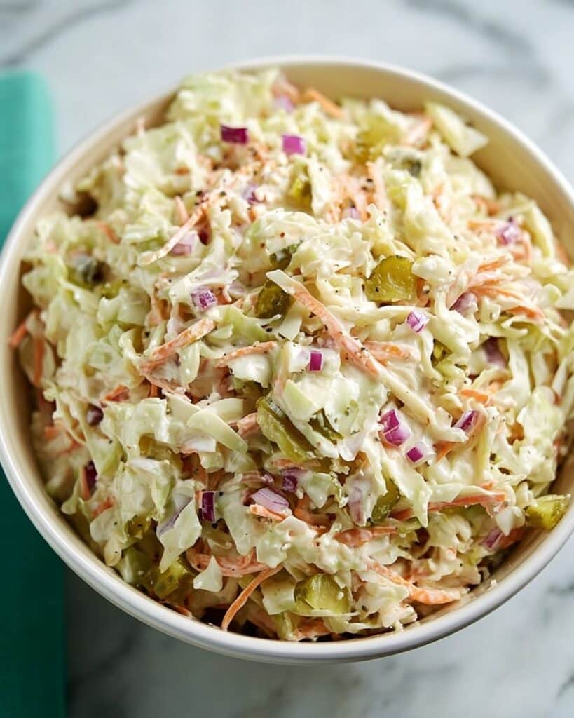 Dill Pickle Coleslaw Recipe