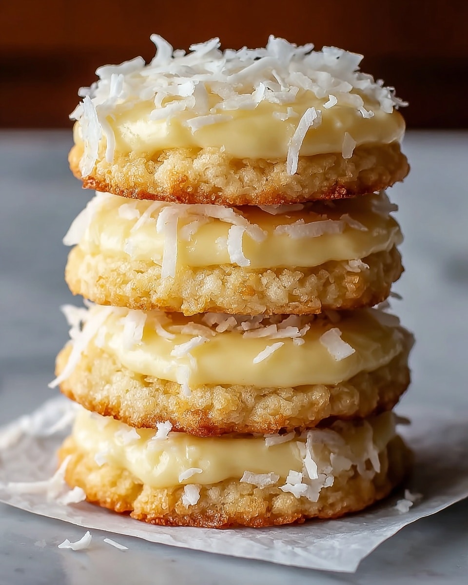 Lemon Coconut Cheesecake Cookies Recipe