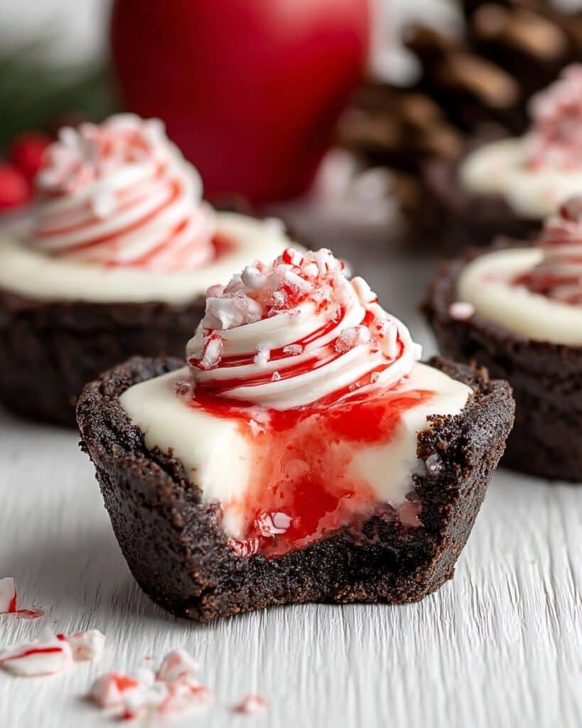 Chocolate Peppermint Cookie Cups Recipe