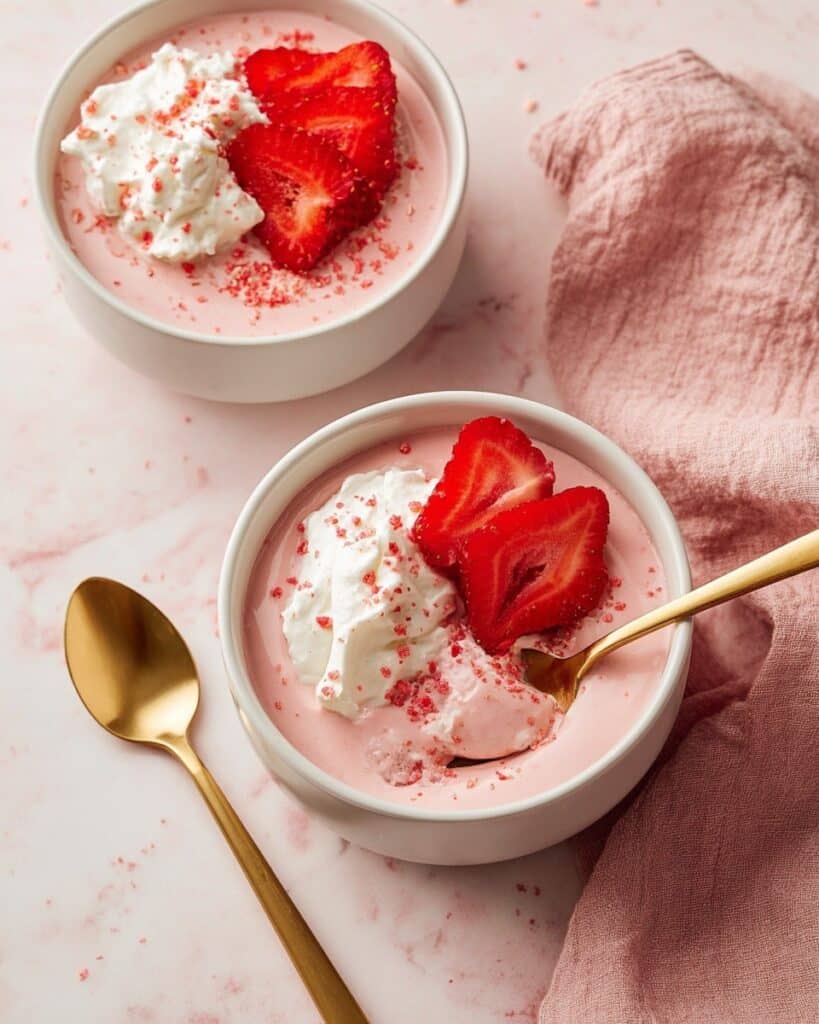 Fresh Strawberry Pudding Recipe