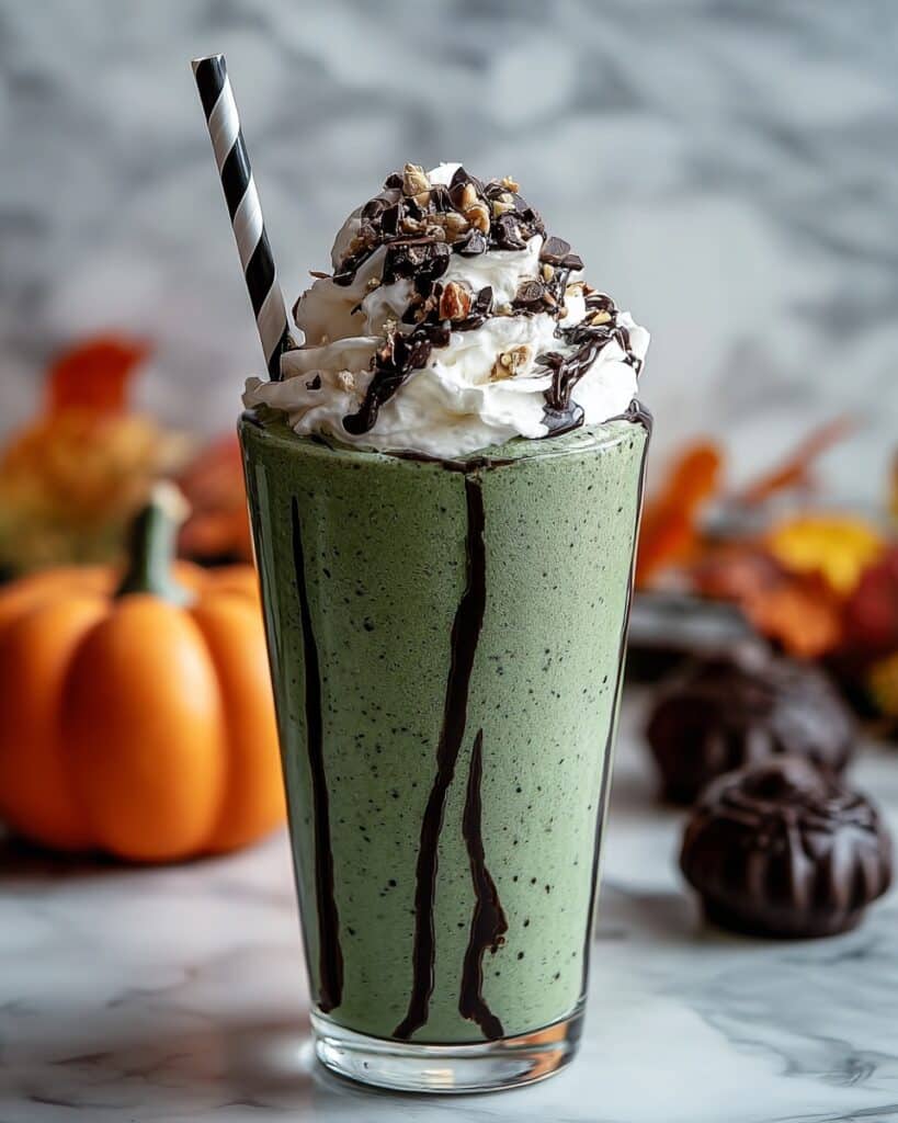 Witch’s Brew Mint Chocolate Milkshake Recipe