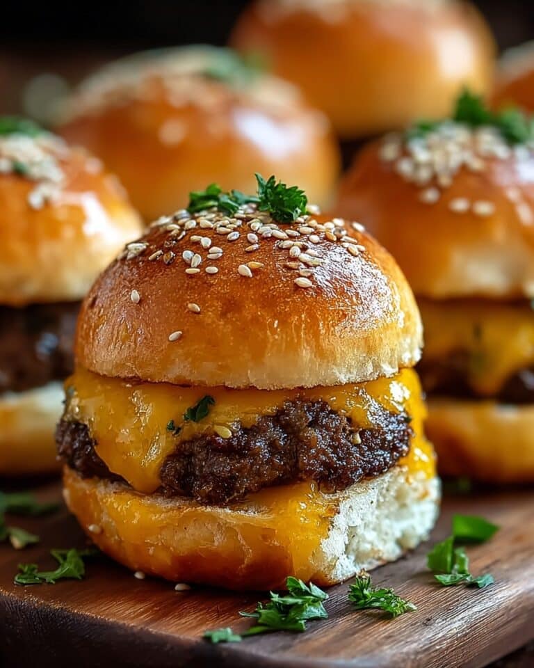 Garlic Parmesan Cheeseburger Bombs Recipe