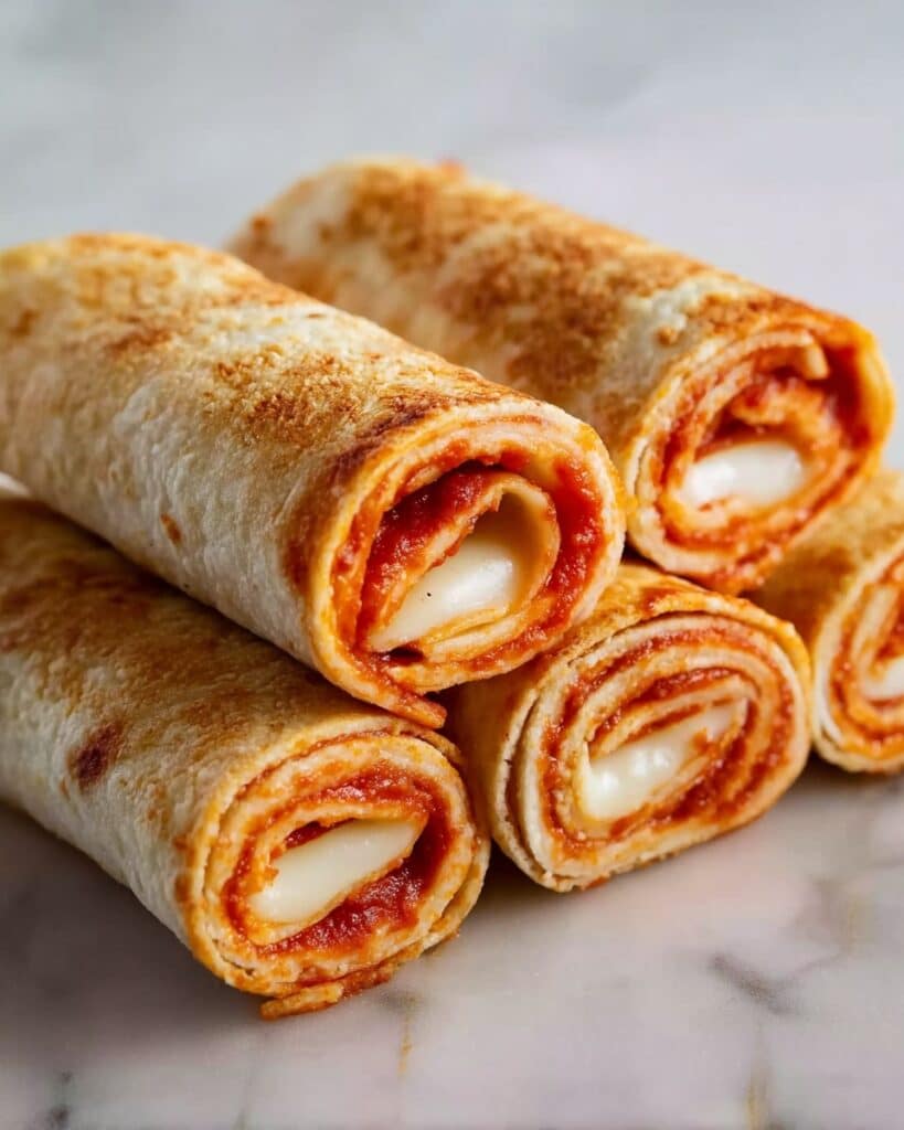 Easy Air Fryer Pizza Roll Ups Recipe