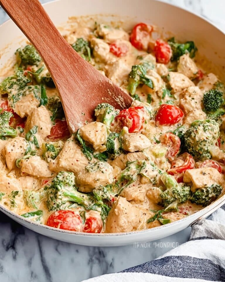 Garlic Chicken with Broccoli and Spinach Recipe