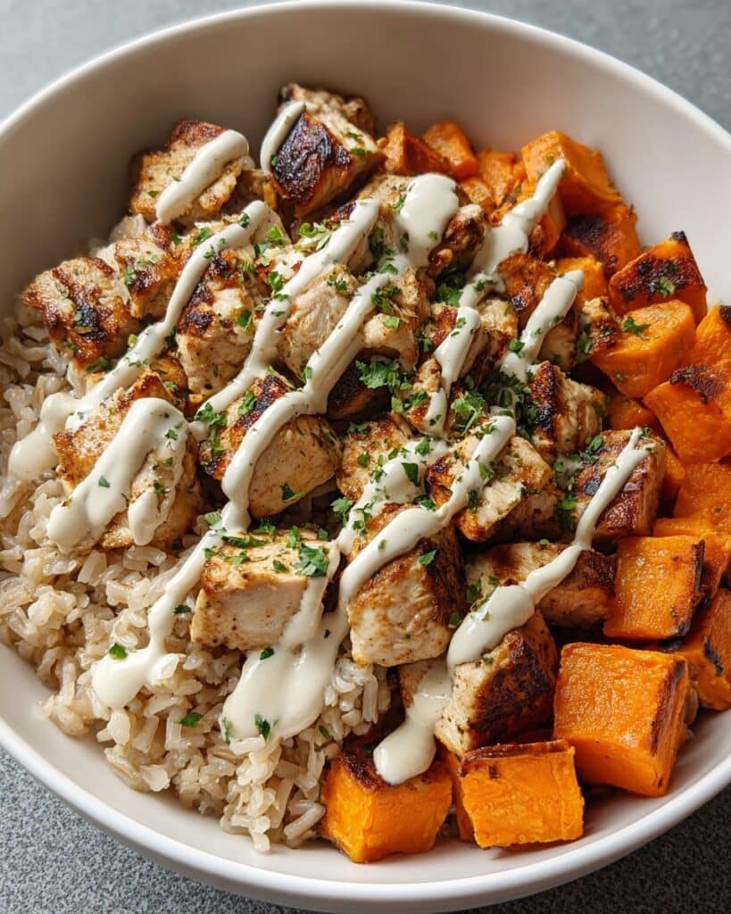 Chicken & Sweet Potato Rice Bowl Recipe