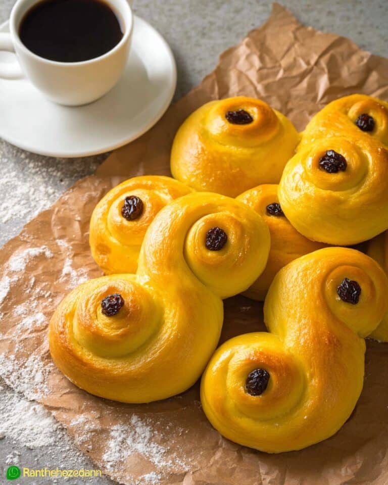 Lussekatter Swedish Saffron & Raisin Saffron Buns Recipe
