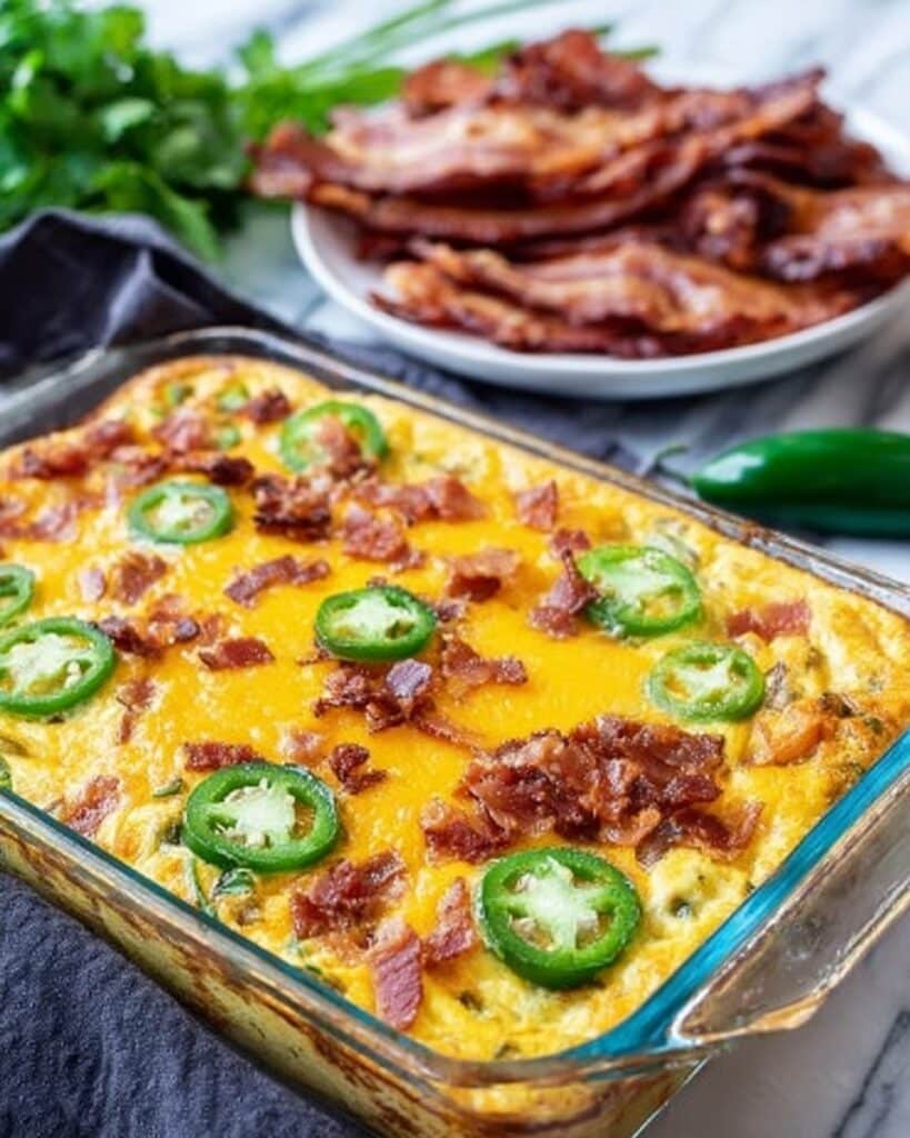 Jalapeño Popper Breakfast Casserole Recipe
