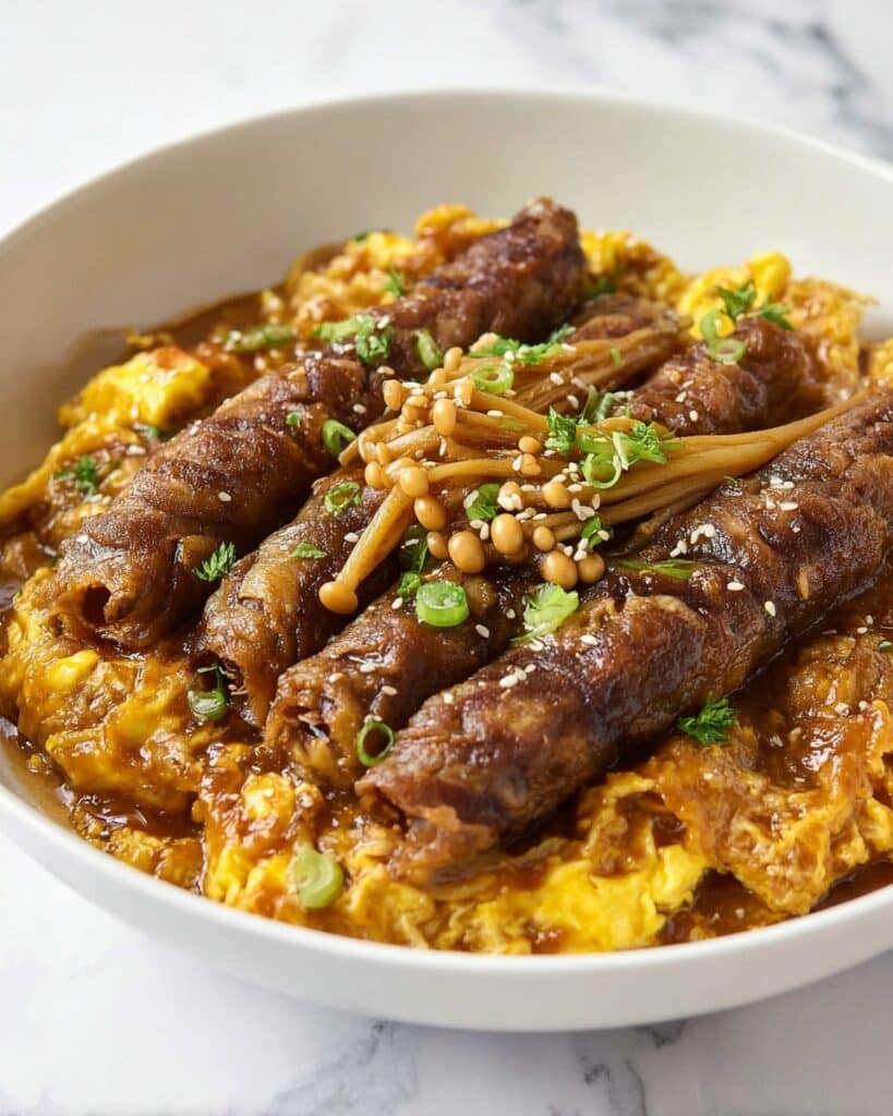 Enoki Beef Rolls Recipe