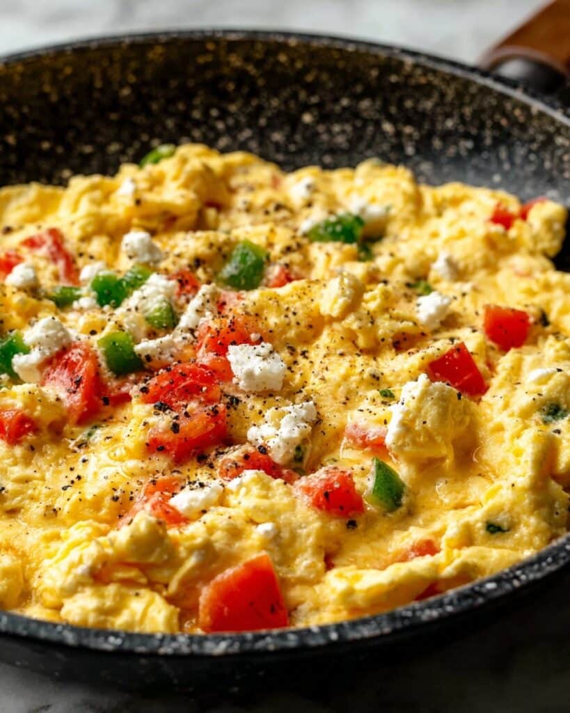 Menemen: Turkish Spicy Egg and Vegetable Skillet Recipe