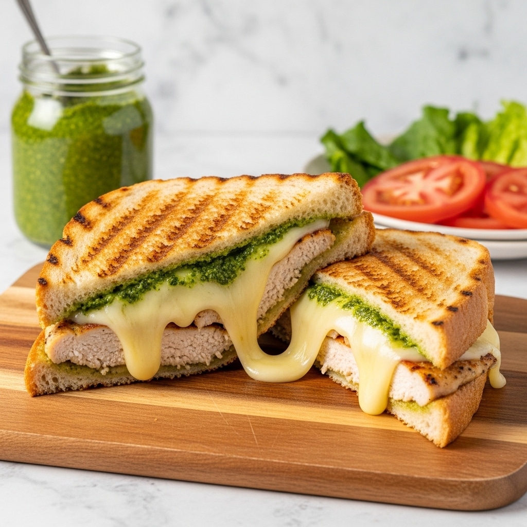 Easy Turkey Basil Pesto Panini Recipe
