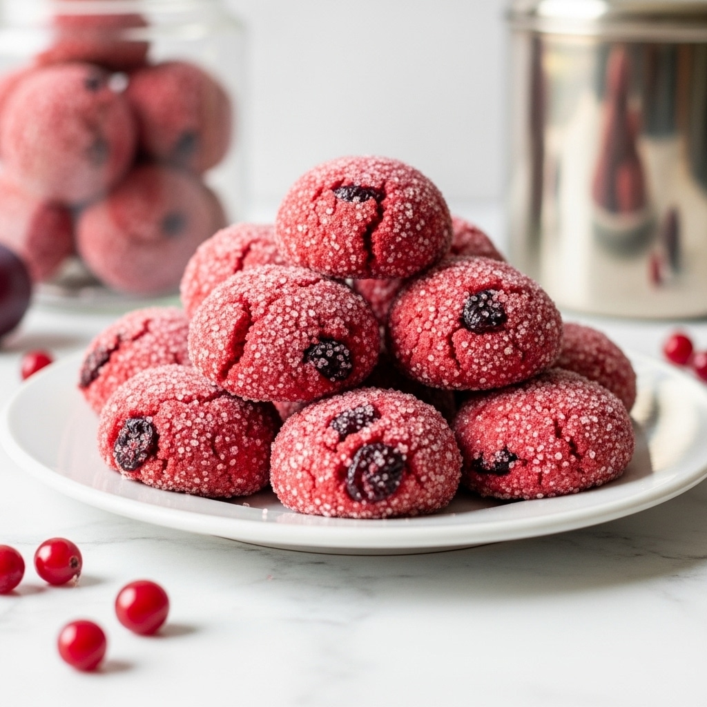 Sparkling Sugarplum Cranberry Cookies Recipe