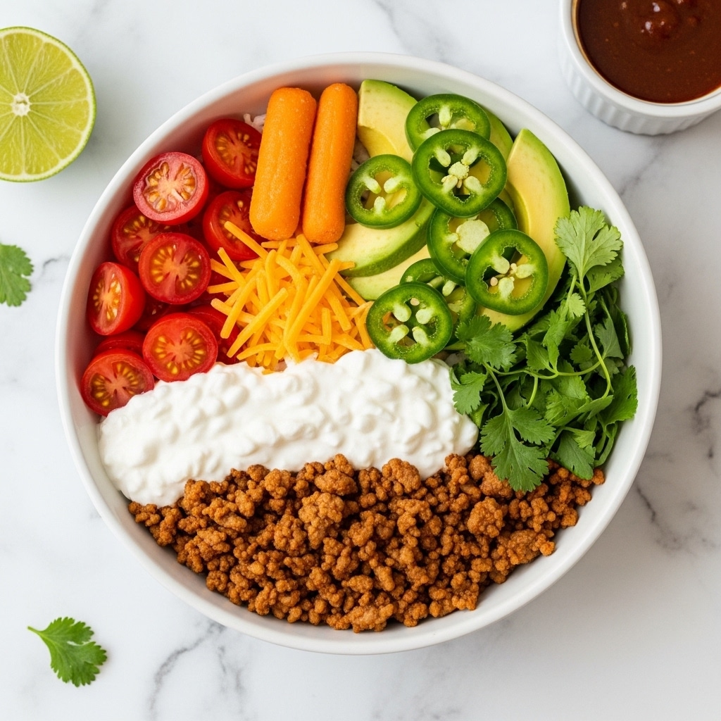 5-Minute Viral Cottage Cheese Taco Bowl Recipe