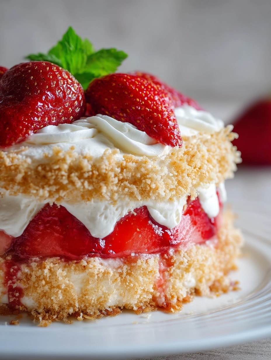 Strawberry Shortcake Layer Cake Recipe - Recipe Image