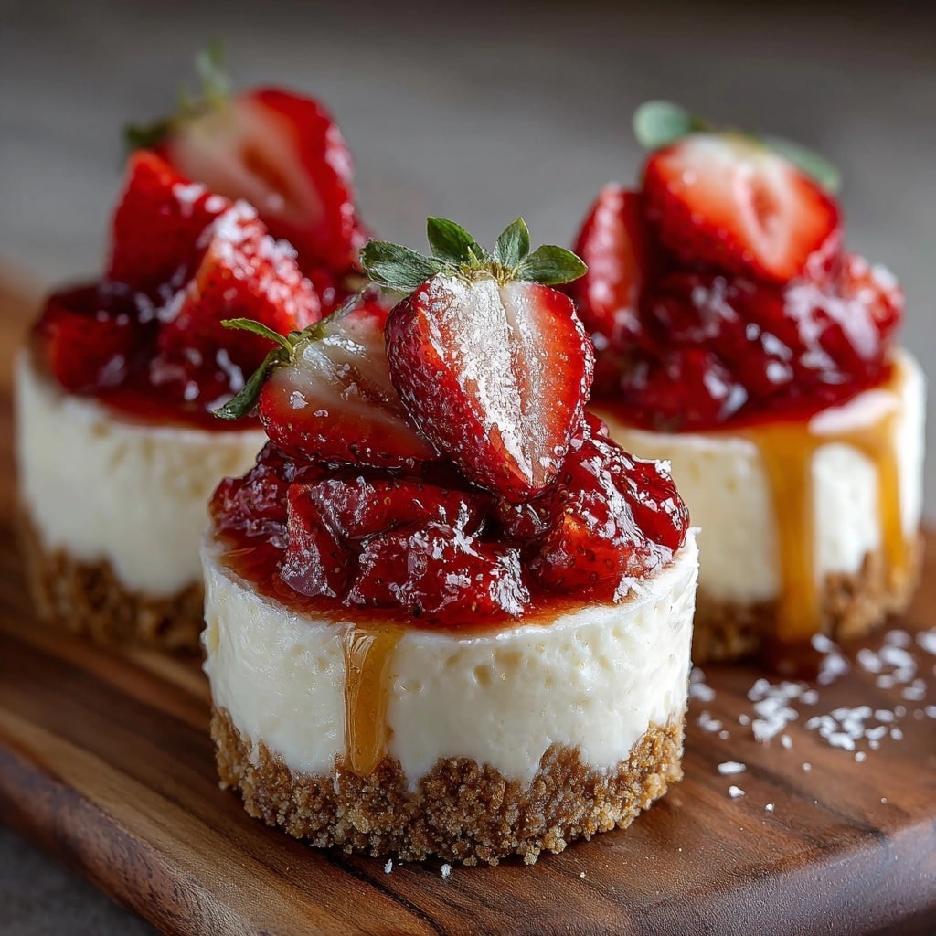No-Bake Strawberry Lemon Cheesecake Jars Recipe