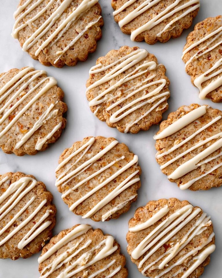 Carrot Cake Shortbread Cookies Recipe