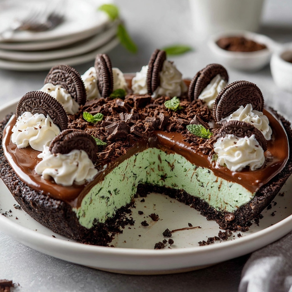 Christmas Mint Oreo Fudge Recipe - Recipe Image