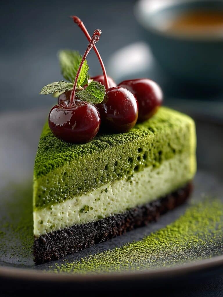 Creamy Matcha Cheesecake Recipe