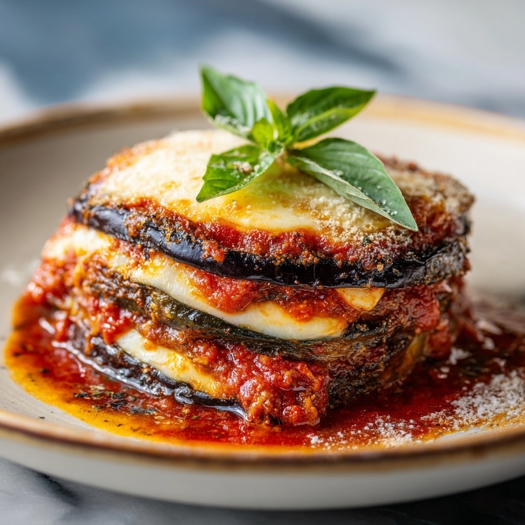 Layered Aubergine & Lentil Bake Recipe - Recipe Image