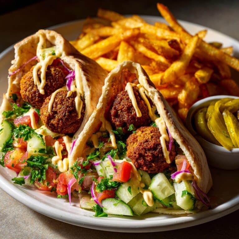 Lamb and Chickpea Fritter Wraps Recipe